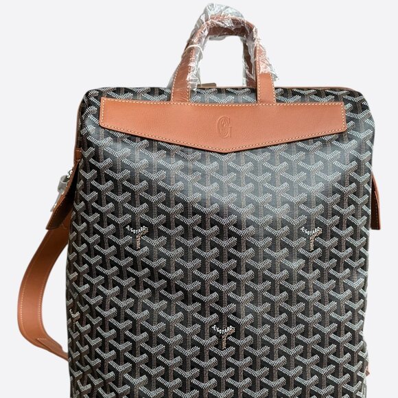Goyard Black & Brown Cisalpin Backpack - Picture 1 of 7